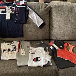 New Fila,Addidas,Champion Outfits