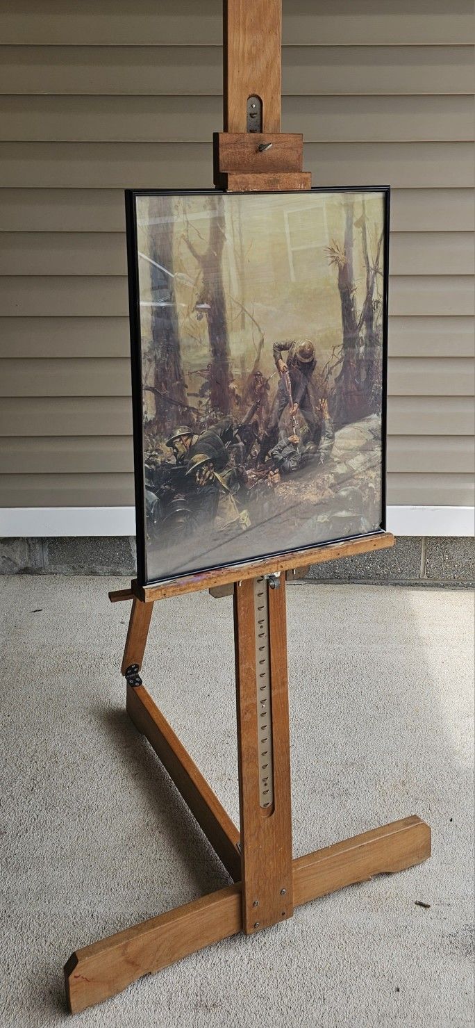 Vintage Saxon Artist Painting Easel
