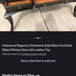 Hollywood Regency Desk
