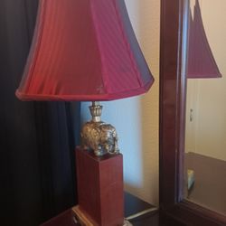 Antique Elephant Lamp