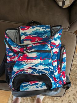 Speedo Blue Camo 35L Bag