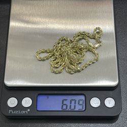 10k Gold Rope Chain 3mm