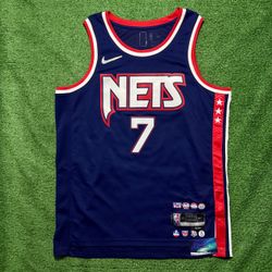 Kevin Durant Brooklyn Nets 75th Anniversary Nike Jersey X-Large Preowned
