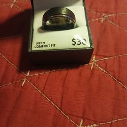 Tungsten Mens Band Size 9 Bramd New