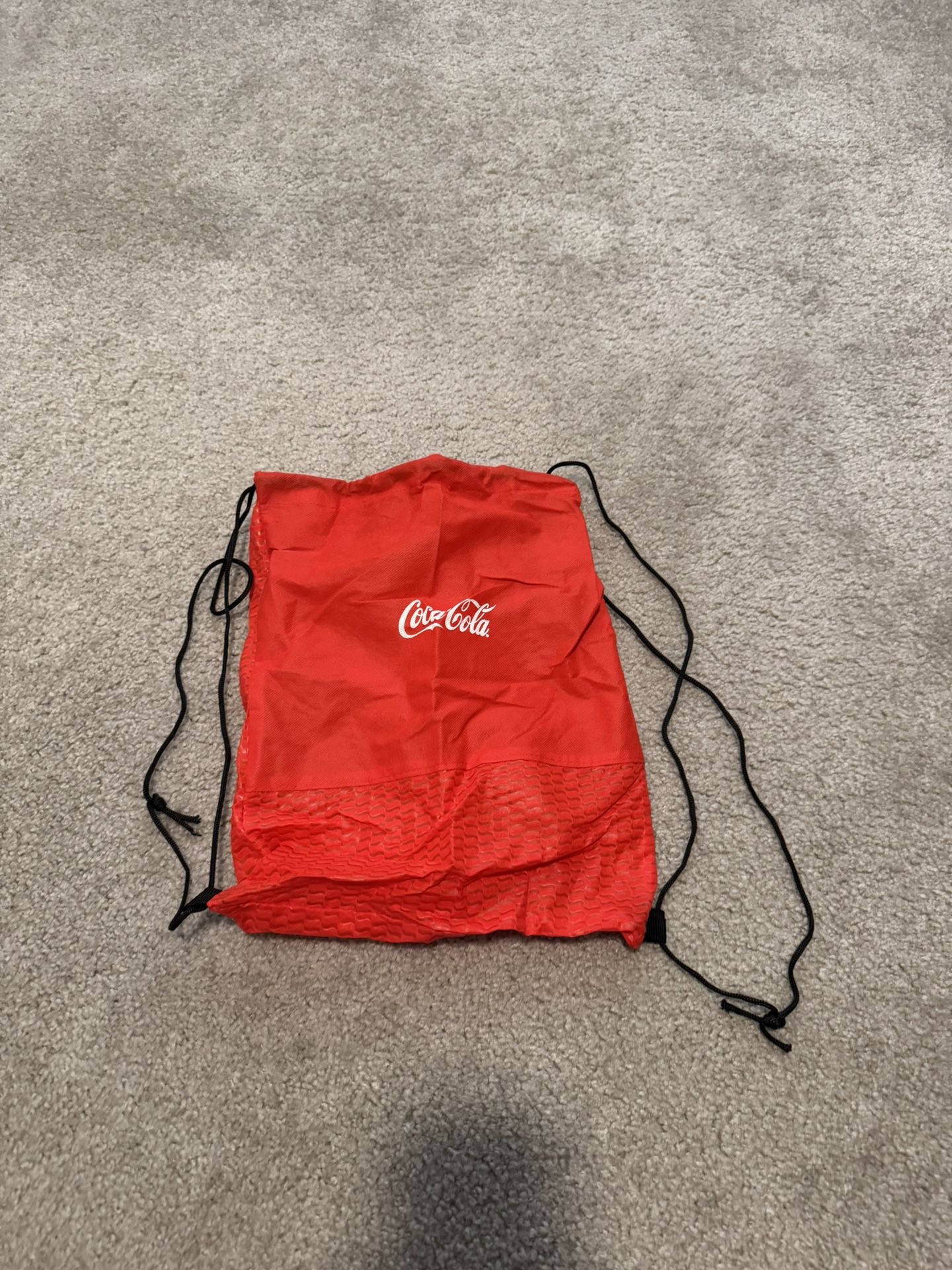Coca Cola Red Draw String Bag