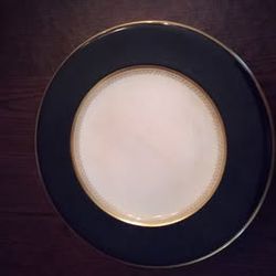 Six Fondeville Ambassadorware Plates - England - # 5973