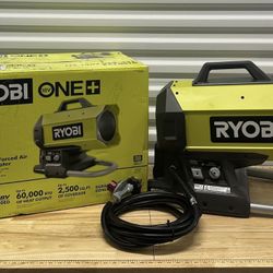 RYOBI ONE+ 18V Cordless Hybrid Forced Air Propane Heater (Tool Only)