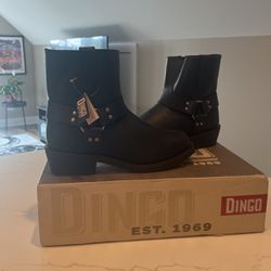 Dingo leather Rev Up Motorcycle boots 10.5