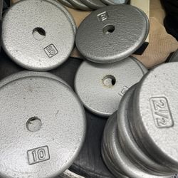 Multiple Weight Plates (small Weights) Excellent condition 