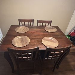 WOOD DINING TABLE