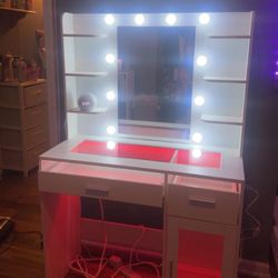 Vanity Mirror Desk