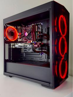 AMD RX 580 Intel i5-7400 16GB DDR4 RAM 1TB Storage RGB Gaming PC