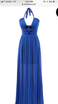 Blue Party royal blue dress size 12