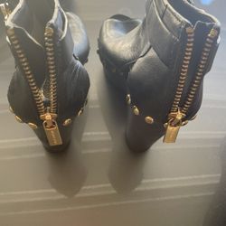 Michael Kors Wedge Booties Black