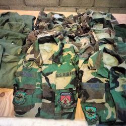 Vintage Military Shirt Jacket 