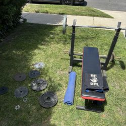 Workout Bench Press With Weights 