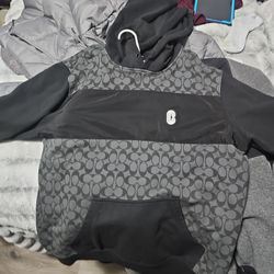 COACH MENS HOODED SWEATSHIRT. XXL 