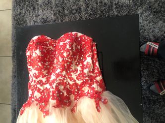 Fancy Strapless Dress