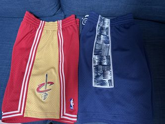 Mitchell & Ness Swingman Basketball Shorts Cleveland Cavaliers Georgetown Hoyas Size Large
