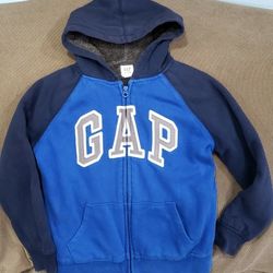 Kids GAP sherpa Fleece Hoodie Zip Up Jacket Size 10, 12,  SIZE large