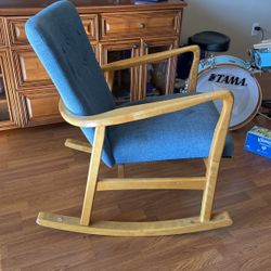 Blue Rocking Chair