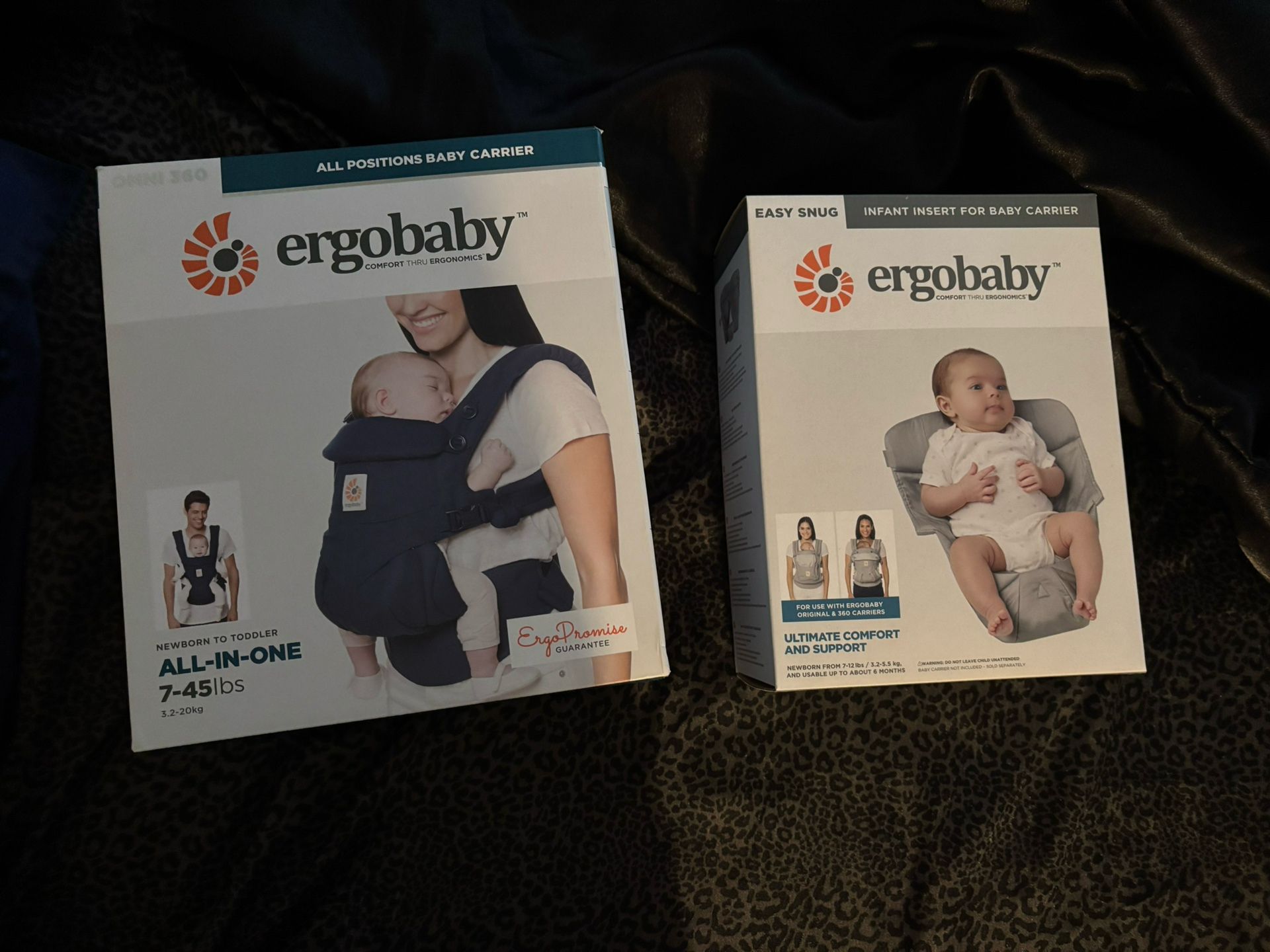 Ergo Baby Carrier With Infant Insert