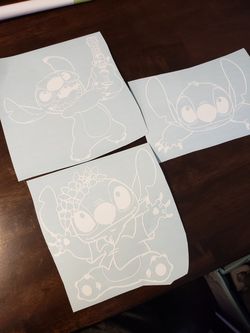 Stitch car stickers