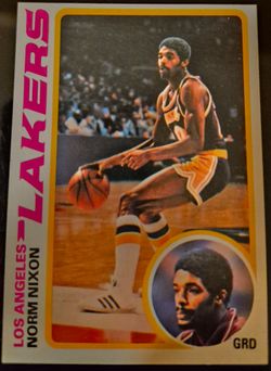 1978 Topps RC Norm Nixon Los Angeles Lakers Clean!!