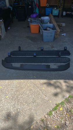 2025 Toyota 4 runner running boards and front clip
