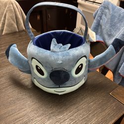 Kids Halloween Basket Bucket Stitch Disney