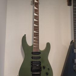 Jackson Soloist Green Guitar