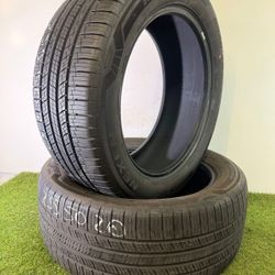 U934  255 50 20 105T  Nexen Rodian GTX  2 Used Tires 80%-90% Life 