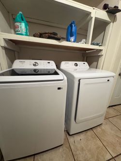 Washer and dryer