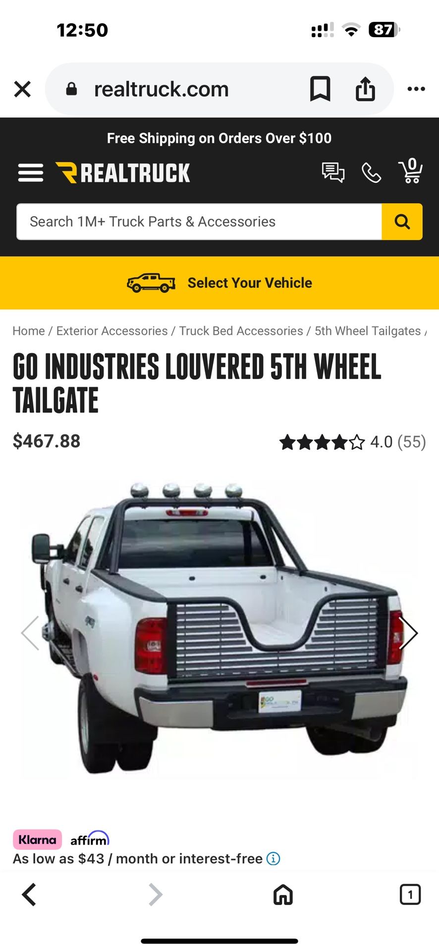 Tailgate 2001 Chevrolet Silverado