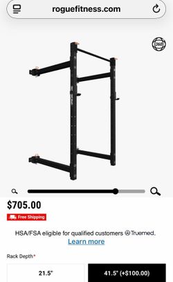 ROGUE RML-3W FOLD BACK WALL MOUNT RACK