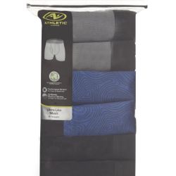 Athletic Works Men's Ultra Lite Mesh Boxer Brief, 6 Pack