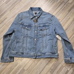 💯 LEE Vintage Denim Jacket Size:XL