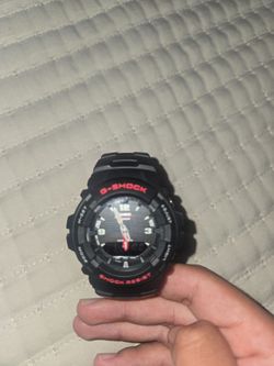 Black and red Gshock Casio