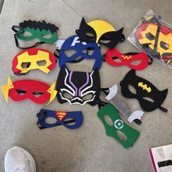 2 Sets Of Kids Of Superheroes Mask