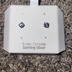 Sterling Silver Studs Earrings 