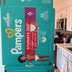 Pampers Size 6 - 6 Box For $120