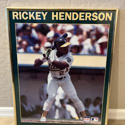 Vintage Ricky Henderson Poster