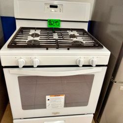 White 30" Whirlpool Stove