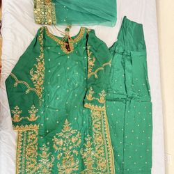 Green Salwar kameez 