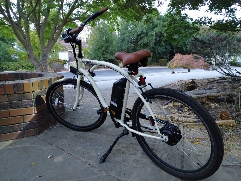 EBIKE Hurley Black Betty Electric Bicycle Beach Cruiser