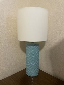 Light Blue Ceramic Lamp