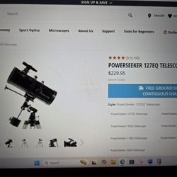 Powerseeker Telescope 