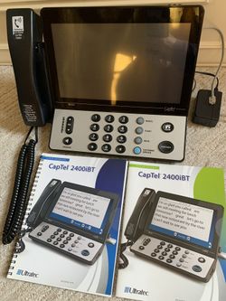 Ultratec CapTel 2400iBT Hearing Impaired Captioned Phone