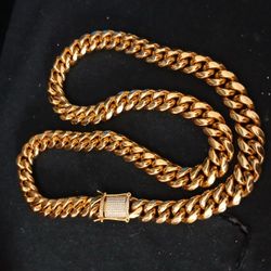 14mm Gold Plated Chain