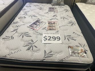 Brand new Rebuilt Full Mattress – Bamboo Print